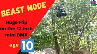 12inch mini bmx backflip at Spooks