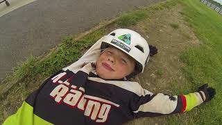 Harry age 8 with some 720 BMX attempts at...