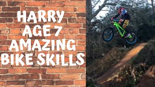 Harry Schofield age 7 Bike skills