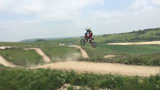6 yr old ktm50 sending 40ft + tables