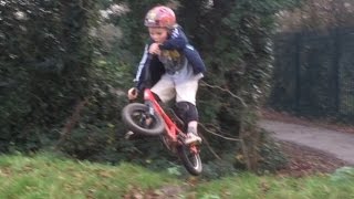 Bike skills with Harry Schofield 5yrs old