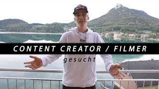 Ich suche einen zusätzlichen Filmer/Content...