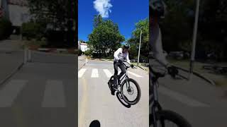 Got so dizzy and fell off his bike! #shorts
