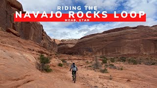 Riding The Navajo Rocks Loop | MTB Moab Utah