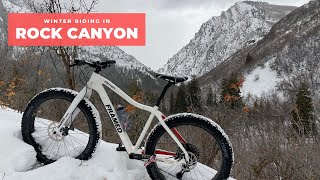 Fat Bike Ride On A Black Diamond Trail In The...