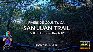 MTB Riding San Juan Trail from the Top,...