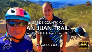 MTB Riding San Juan Trail from the Top,...