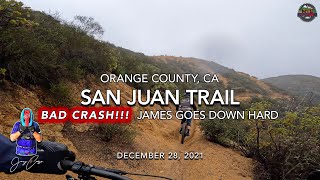 MTB Riding San Juan Trail | Bad Crash Day |...