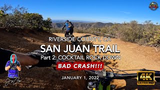 MTB Riding San Juan Trail from Cocktail Rock,...