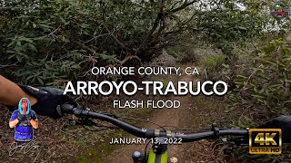 MTB Riding Flash Flood at Arroyo-Trabuco...