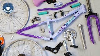 Girls Christmas Bike Restoration