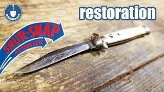Vintage Switchblade Knife Restoration -...