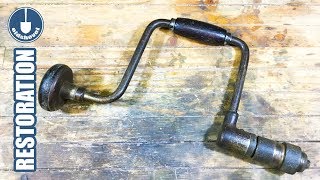 Hand Drill Restoration - ASMR - No Power Tools...