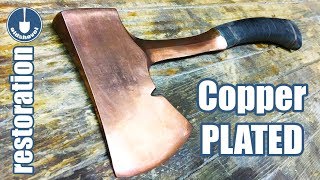 COPPER Plated!! AXE Restoration - Estwing...
