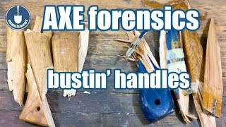 Busting AXE Handles - How to Spot Bad Hickory!