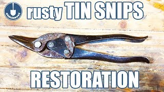 Tin Snips Restoration - Evapo-rust - Perma...