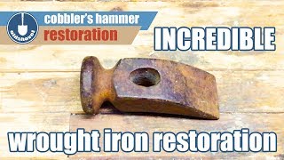 Incredible Wrought Iron Cobblers Hammer Custom...