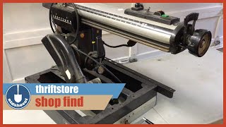Awesome Shop Find! $30 Craftsman Radial Arm...