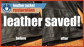 Leather Jacket Restoration - Jack Reacher...