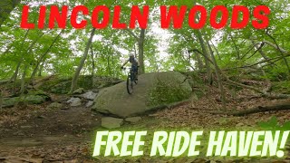 Lincoln Woods, Free ride and single track MTB...