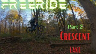Freeriding Crescent Lake on the Vitus Hardtail...