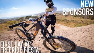 NEW SPONSORS AND FIRST RIDE AT FREERIDE FIESTA