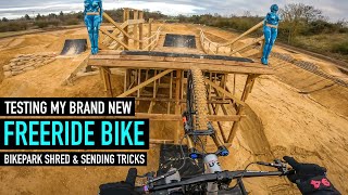 TESTING MY NEW FREE RIDE BIKE AT THIS AMAZING...