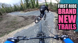 FIRST RIDE ON BRAND NEW MTB TRAILS - SICKEST...
