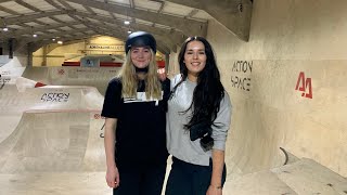 RIDING MY FIRST INDOOR SKATEPARK!!