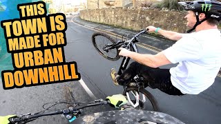 THIS TOWN IS MADE FOR URBAN MTB DOWNHILL!