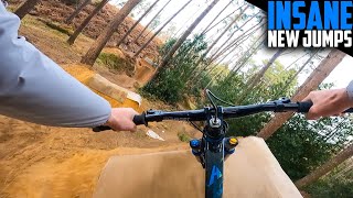 RIDING THIS SICK NEW FREERIDE LINE ON MY...