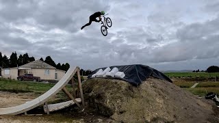 SENDING NEW TRICKS AT THE JUMPS + HUGE CRASHES...