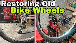Vintage 90's MTB Bike Wheel Restoration : The...