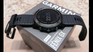 Fenix 6X Pro Solar - Kicsomagolás