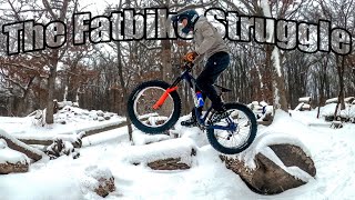 What Fatbiking is Really Like? Struggling in...