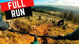 THE LONGEST DESCENT AT CWMCARN BIKEPARK
