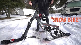 THE SNOW-GO 'SNOW BIKE' TEST & REVIEW!