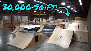 Edmonton's Massive Indoor Skatepark