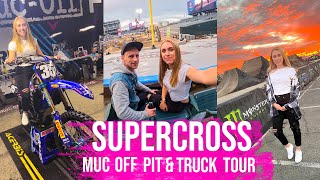SUPERCROSS RACE AND TOUR OF THE MUC OFF/ CLUB...