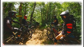 Ride de fou avec les chums de DH...en ptit bike