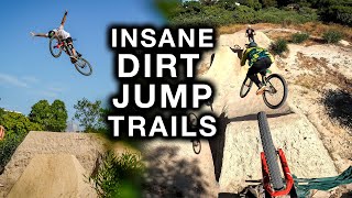 RIDING INSANE DIRT JUMP TRAILS + URBAN MTB...