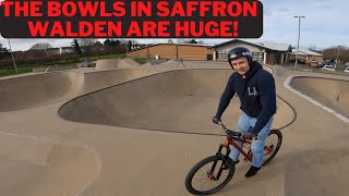 This skatepark was scary but fun!
