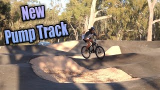 Riding A New Pump Track
