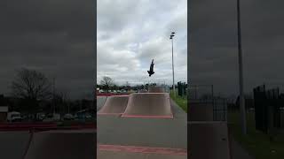 MTB backflip send at canvey island! #mtb...