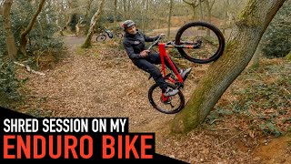RIDING MY ENDURO BIKE FEELS INSANE!!