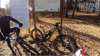 MTB Pogno, trail Canalone