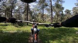 green mamba trail at kfar hahoresh in israel |...
