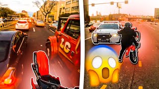 SWERVING MAD COPS!! *CRAZY WHEELIES THROUGH...