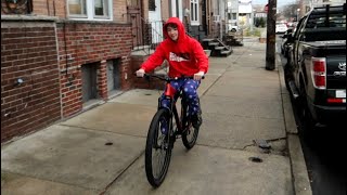 I GOT MY LITTLE BROTHER A NEW BIKE!! *MERRY...