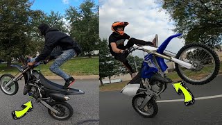 DOING CRAZY TRICKS ON 2STROKE DIRTBIKES!!